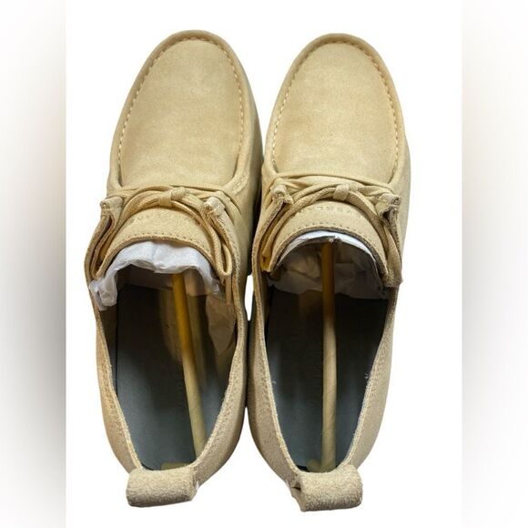 NIB Everlane Men’s Pebble Suede Lace Up The Desert Shoe - Color Sand - Size 11.5 - Picture 3 of 10